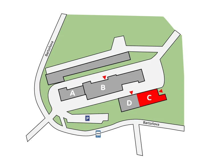 Horní areál - Pavilon C
